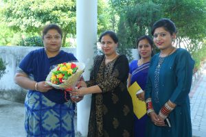 Welcome of Vice Chariperson Mrs.Aravinder kaur